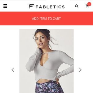 FABLETICS CAROLINA TOP NWT